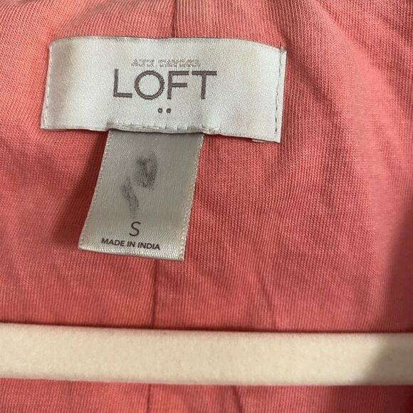 Loft Cotton Linen Blend Jacket Pink Women’s Size Small GUC - Picture 6 of 15